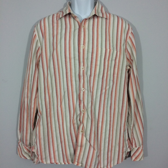 Express Other - Express Mens Large Classic Fit Vertical Stripes
